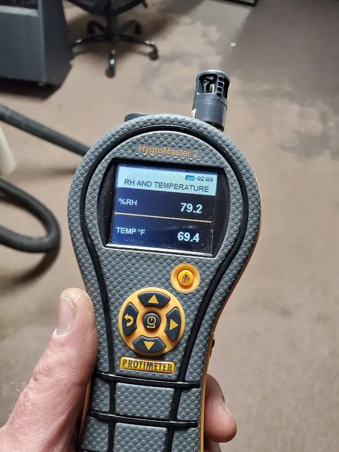 Moisture meter humidity assessment for Mold Remediation & Removal in Castle Pines Village